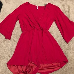 3 quarter length sleeved romper